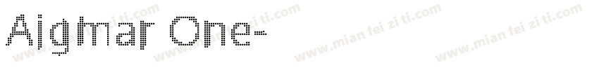 Aigmar One字体转换